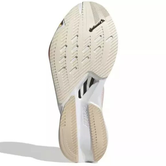 Adidas Adizero Boston 12 - Women`s Running Shoes Ivory Orange IG3325 New - Picture 7 of 9